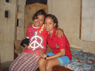 Celina and her sister Maria