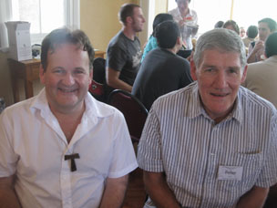 Rob and Peter at palms Australia's Orientation Course