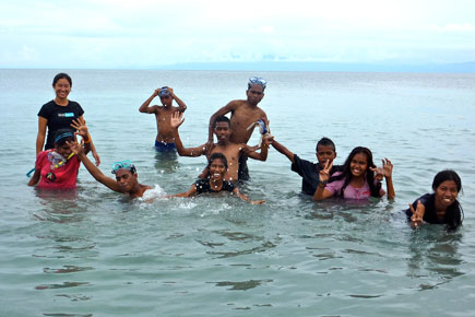Overseas projects: Ahisaun Foundation swim at Atauro Island