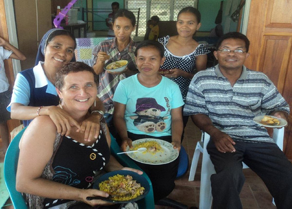 Palms Australia volunteer Sharon in Timor-Leste