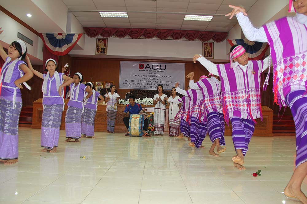 Dances performed by the Minmahaw School, Thailand