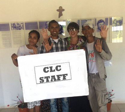 Balibo CLC Staff waving