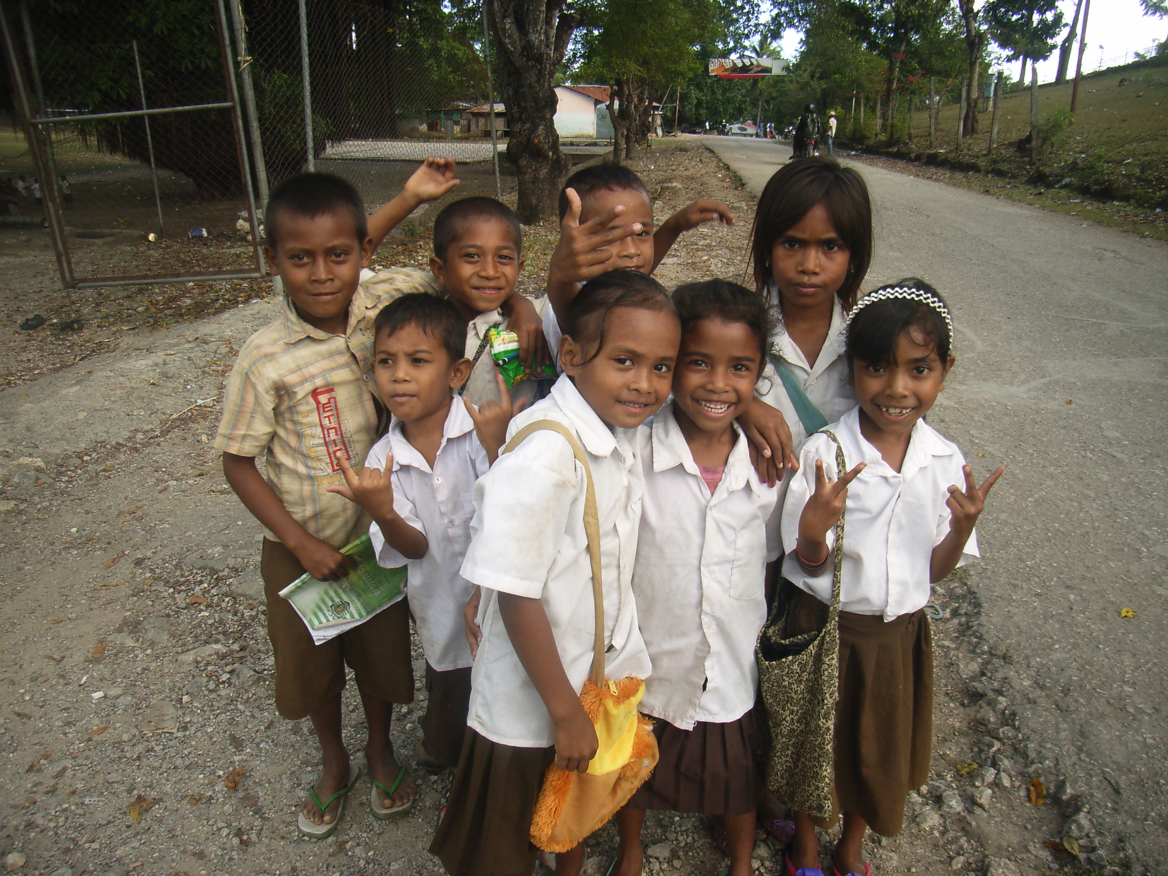 Young school children in Timor-Lese